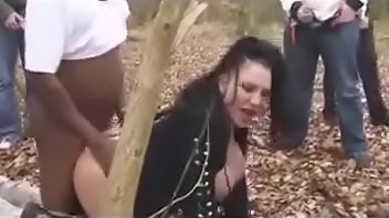 Saggy Tits Cumshot Outdoor Blowjob Fat 